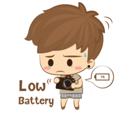 little photographer & fat girl V2 (Eng) sticker #8652129