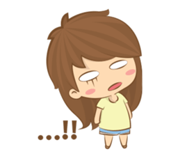 little photographer & fat girl V2 (Eng) sticker #8652143