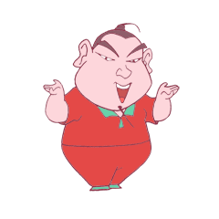 Boy Red dress mess  stir sticker offline