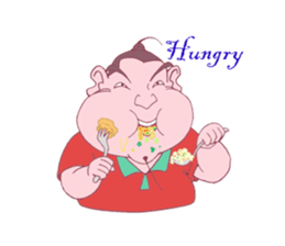 Boy Red dress mess  stir sticker offline sticker #8652609