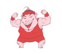 Boy Red dress mess  stir sticker offline sticker #8652610