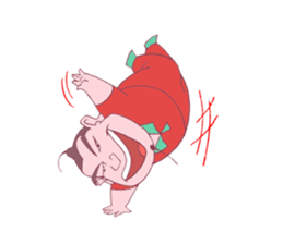 Boy Red dress mess  stir sticker offline sticker #8652614