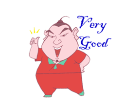 Boy Red dress mess  stir sticker offline sticker #8652615