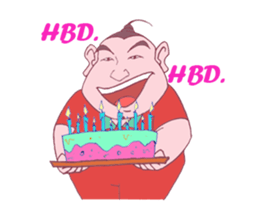 Boy Red dress mess  stir sticker offline sticker #8652619