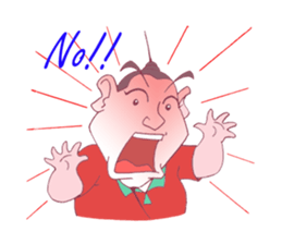 Boy Red dress mess  stir sticker offline sticker #8652620