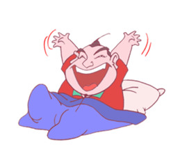 Boy Red dress mess  stir sticker offline sticker #8652621