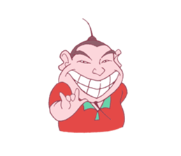 Boy Red dress mess  stir sticker offline sticker #8652624