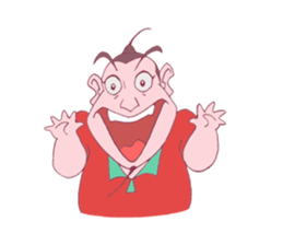 Boy Red dress mess  stir sticker offline sticker #8652625