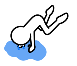 Stick of sorrow and friendship sticker #8653084