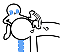 Stick of sorrow and friendship sticker #8653085