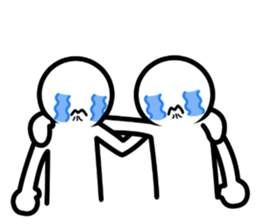 Stick of sorrow and friendship sticker #8653088
