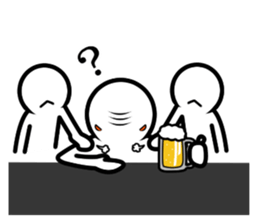 Stick of sorrow and friendship sticker #8653091