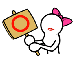 Stick of sorrow and friendship sticker #8653102