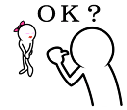 Stick of sorrow and friendship sticker #8653104