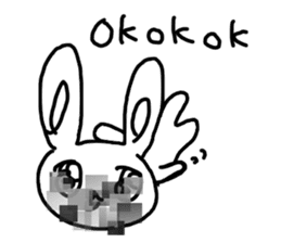 The losing heart Rabbit vol,4(mosaic) sticker #8654596