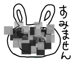 The losing heart Rabbit vol,4(mosaic) sticker #8654598