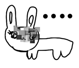 The losing heart Rabbit vol,4(mosaic) sticker #8654600