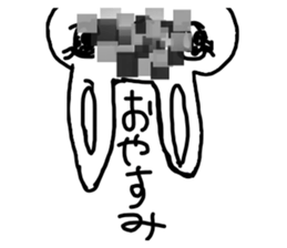 The losing heart Rabbit vol,4(mosaic) sticker #8654605