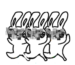 The losing heart Rabbit vol,4(mosaic) sticker #8654617