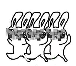 The losing heart Rabbit vol,4(mosaic) sticker #8654617