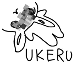 The losing heart Rabbit vol,4(mosaic) sticker #8654619