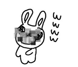 The losing heart Rabbit vol,4(mosaic) sticker #8654620