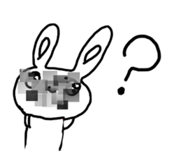 The losing heart Rabbit vol,4(mosaic) sticker #8654622