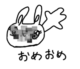 The losing heart Rabbit vol,4(mosaic) sticker #8654625