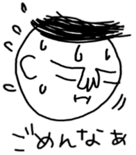 okayama-ben boy sticker #8654750