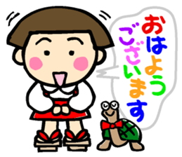 Showa retro girl 3 sticker #8654826