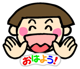 Showa retro girl 3 sticker #8654827