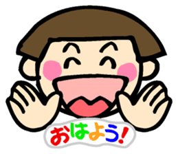 Showa retro girl 3 sticker #8654827