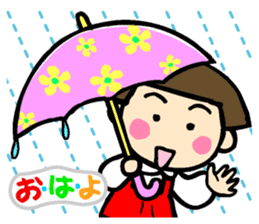 Showa retro girl 3 sticker #8654838