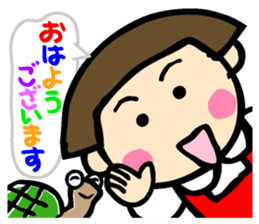 Showa retro girl 3 sticker #8654843