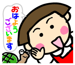 Showa retro girl 3 sticker #8654843