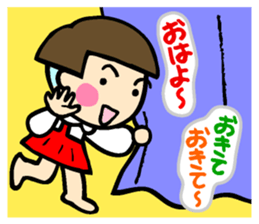 Showa retro girl 3 sticker #8654845