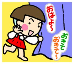 Showa retro girl 3 sticker #8654845