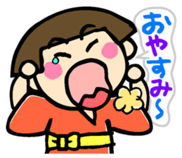 Showa retro girl 3 sticker #8654847