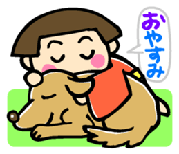 Showa retro girl 3 sticker #8654855