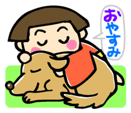 Showa retro girl 3 sticker #8654855