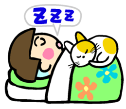 Showa retro girl 3 sticker #8654856