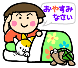 Showa retro girl 3 sticker #8654857