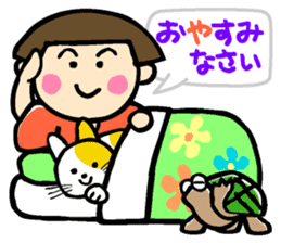 Showa retro girl 3 sticker #8654857