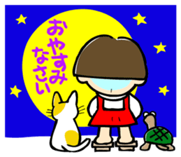 Showa retro girl 3 sticker #8654858