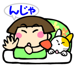 Showa retro girl 3 sticker #8654860