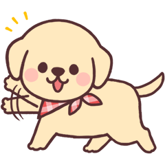 Cheerful Golden Retriever By Natsumi Cheerful Golden Retriever By Natsumi