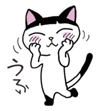 Pudding bowl haircut cat sticker #8655037