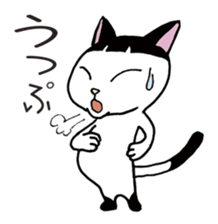 Pudding bowl haircut cat sticker #8655044