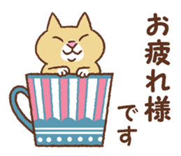 Polka dots and stripes sticker #8655080