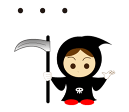 Cute Grim Reaper sticker #8655108